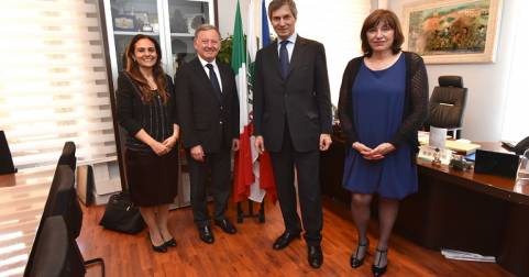 Visite de Monsieur Giandomenico Magliano, Ambassadeur d’Italie à Nice