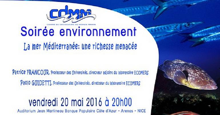 Conférence la mer Méditerranée : une richesse menacée
