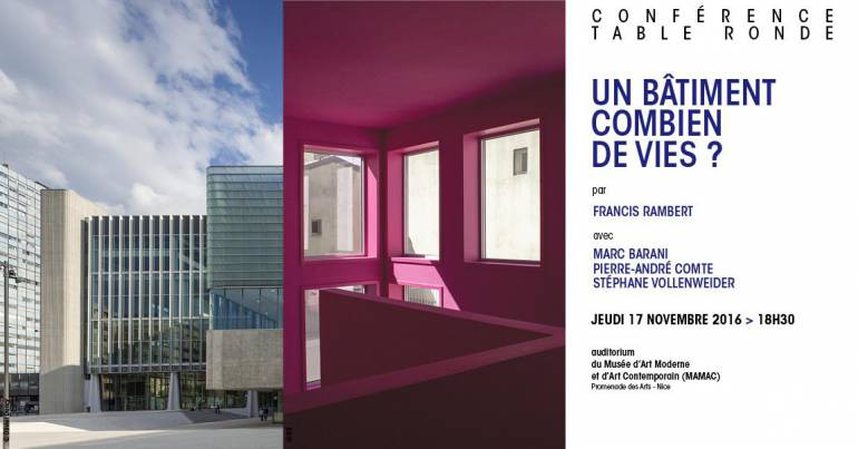 Conférence : Un bâtiment, combien de vies ?