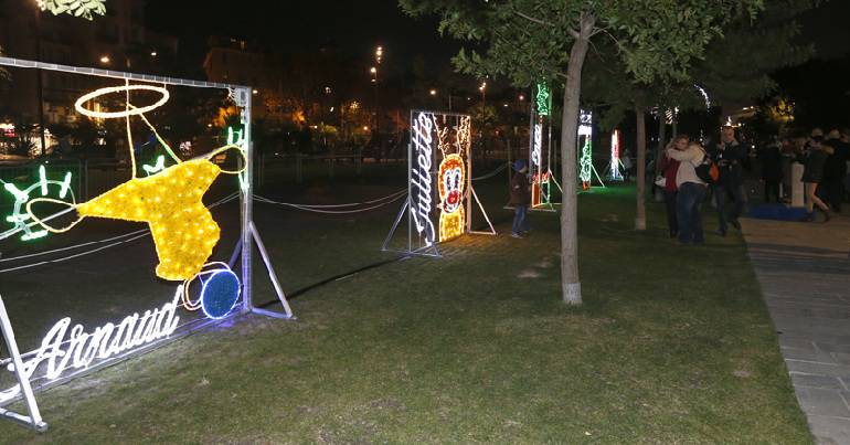 Décors lumineux des enfants de Lenval