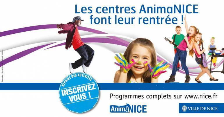 Nouvelle saison des 16 centres AnimaNice et 5 Espaces Numériques