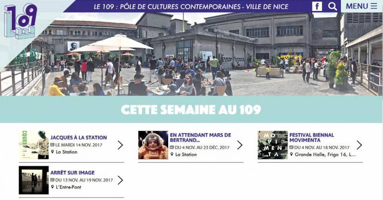 Découvrez le site internet du 109