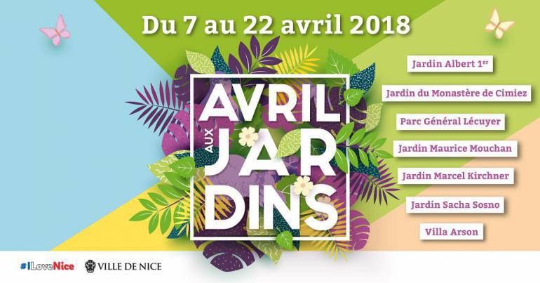 Avril aux jardins 2018