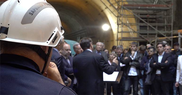 Visite tunnel tramway