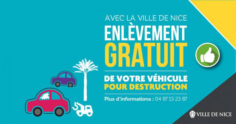 Enlèvement de véhicule gratuit : 04 97 13 23 87