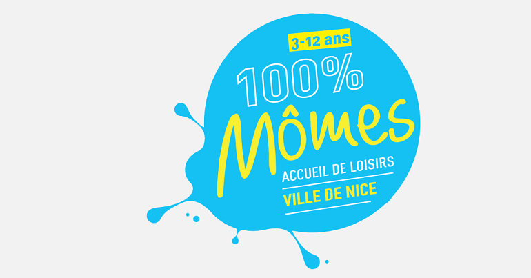 Logo 100% Momes des accueils de loisirs de Nice