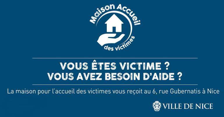 logo de la Maison de l'accueil des victimes à Nice 2018