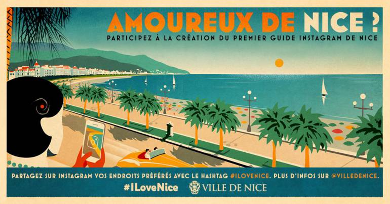 Amoureux de Nice ? participer la création du premier guide instagram de Nice