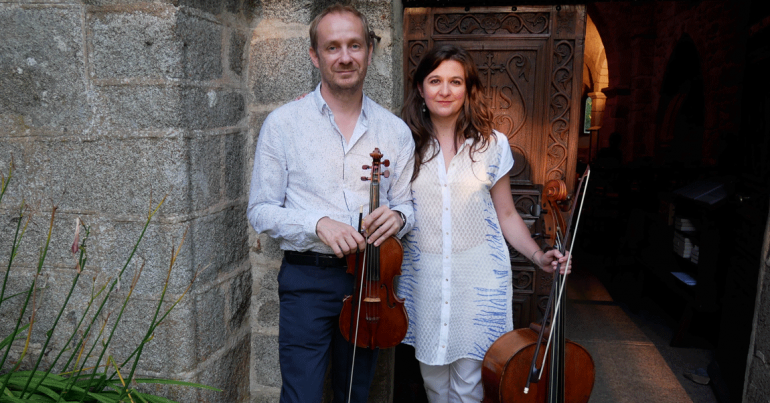 David Plantier, violon et Annabelle Luis, violoncelle