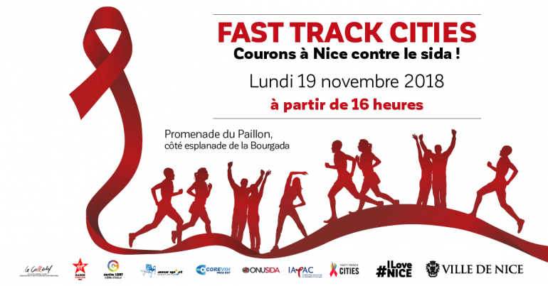 Fast track cities, courons à Nice contre le SIDA, lundi 19 novembre à 16h