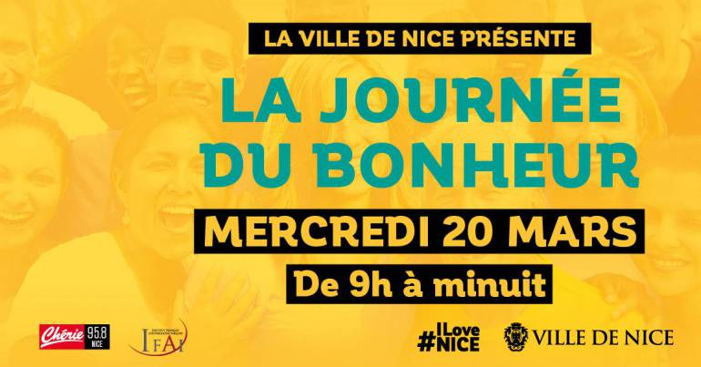 La journée du bonheur - mercredi 20 mars de 9h à minuit