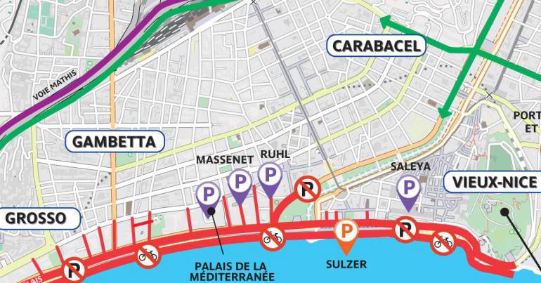 plan circulation stationnement 23-24-25 mars 2019