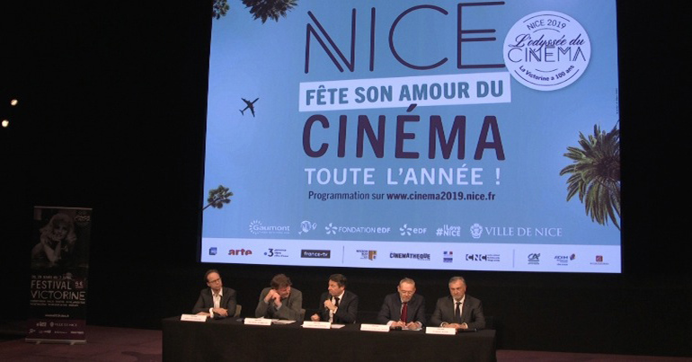 Présentation à la Cinémathèque de Paris de " Nice 2019, l''Odyssée du cinéma