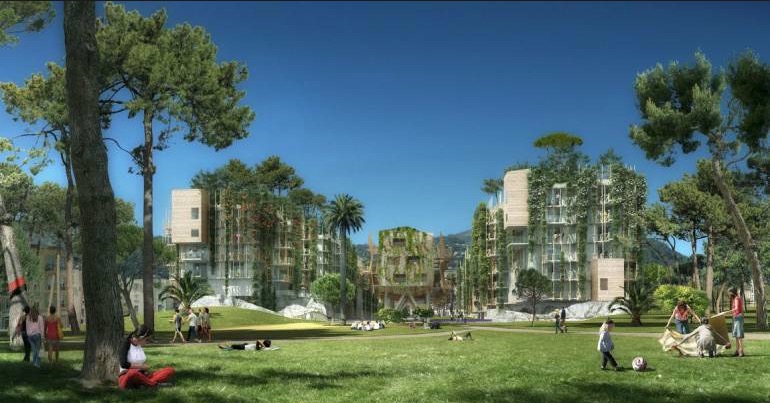 Visite de chantier du futur quartier du Ray