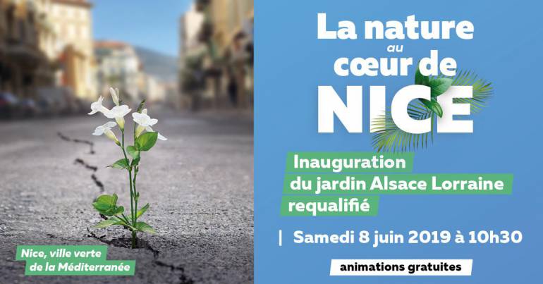 inauguration jardin Alsace-Lorraine - 8 juin 2019