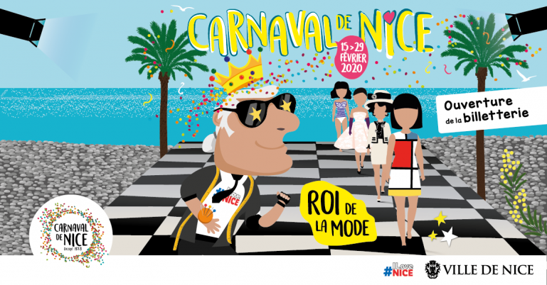 Résultat de recherche d'images pour "carnaval nice image char roi de la mode"