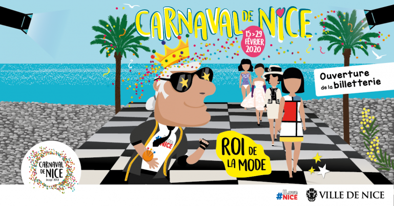 Carnaval de Nice 2020 « Roi de la Mode »