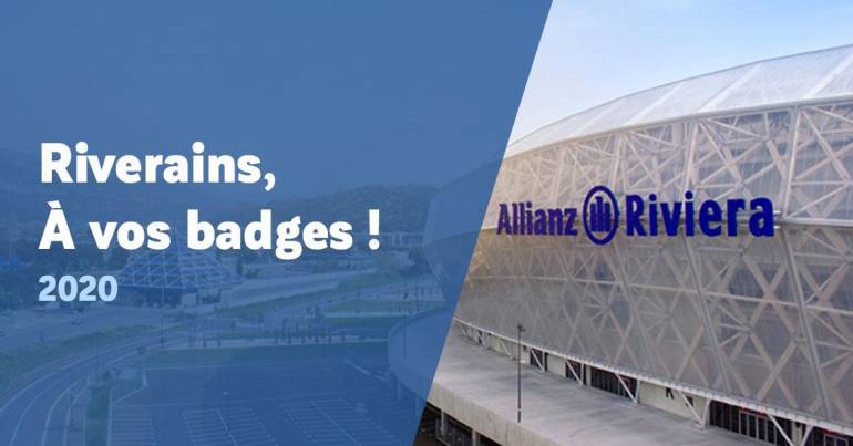 Allianz Riviera \: Distribution des badges riverains 2020