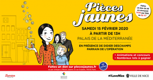 Opération pièces jaunes Nice 15 février 2020