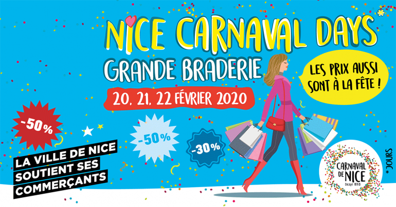 Nice Grande Braderie 20, 21 et 22 février