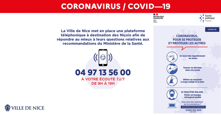 Information CORONAVIRUS COVID-19