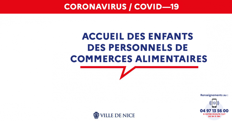 Accueil des enfants des personnels de commerces alimentaires - b