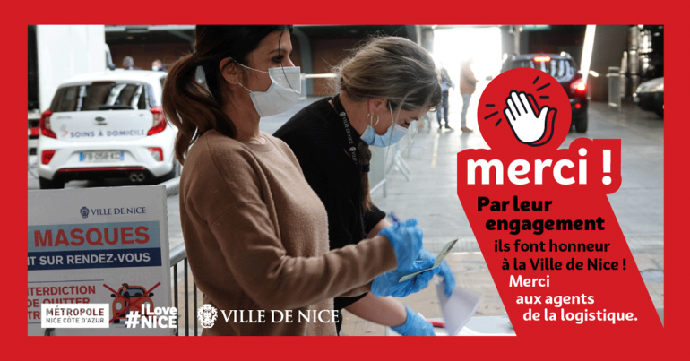Merci aux agents de la Logistique \!