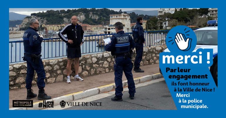 Merci aux agents de la Police Municipale \!