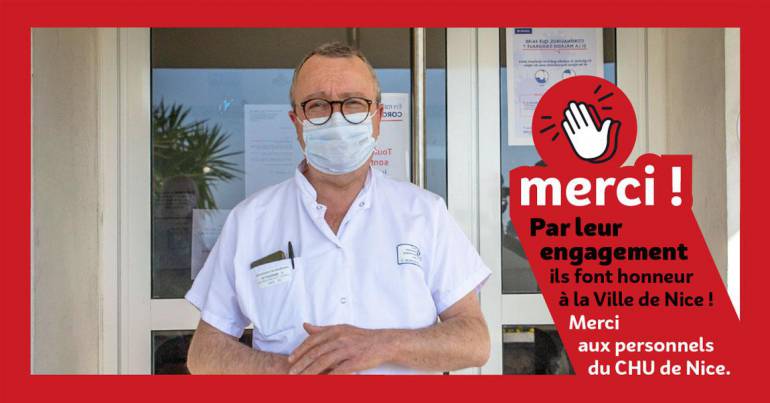 Merci au personnel du CHU de Nice \!