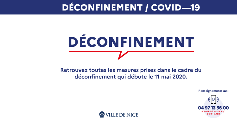 Déconfinement \: les mesures à Nice