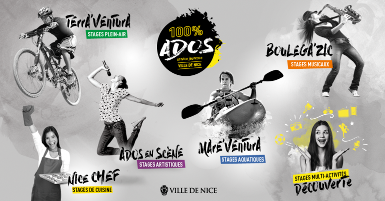 Inscription Aux Stages 100 Ados Ville De Nice