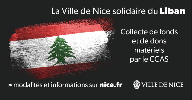 Nice solidaire avec Beyrouth