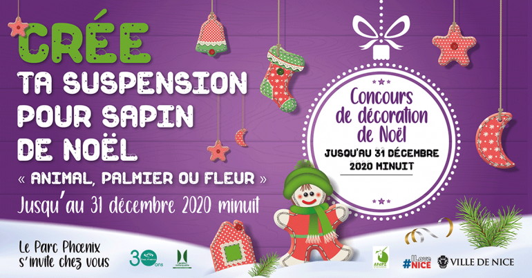 Jeu concours \: création de suspension pour sapin de Noël