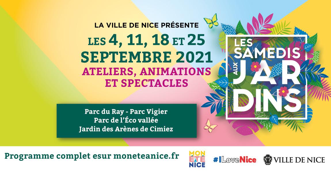 Affiche samedi aux jardins