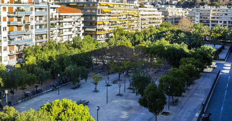 Travaux d’aménagement et de sécurisation des places Arson et des Cigalusa