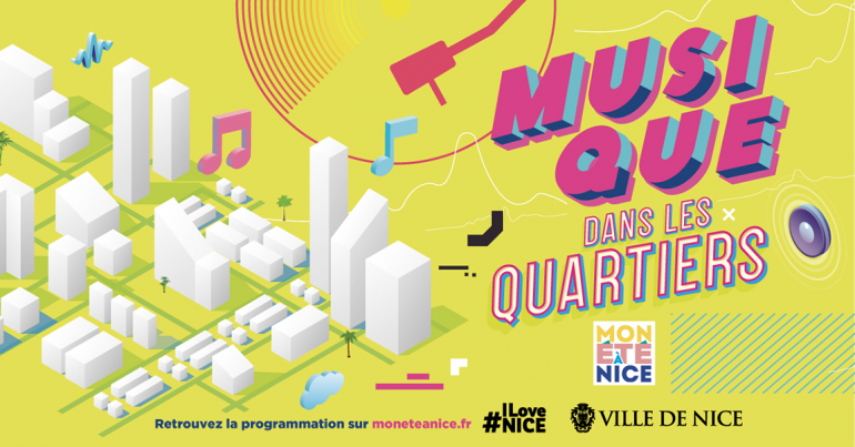 Musique dans les quartiers - été 2021 - Mon été à Nice