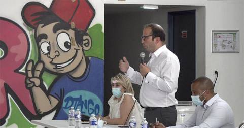 Présentation du projet d’aménagement avec les habitants de l’Ariane