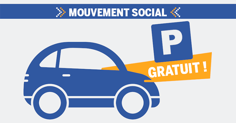 stationnement gratuit - mouvement social