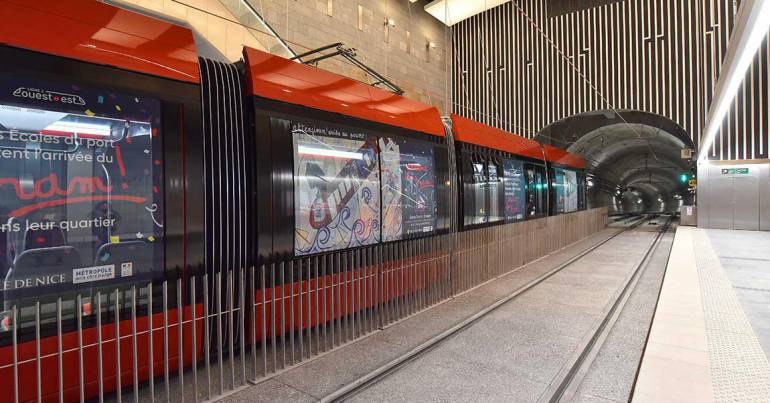 Exercice de sécurité dans le tunnel de la ligne 2 du tramway