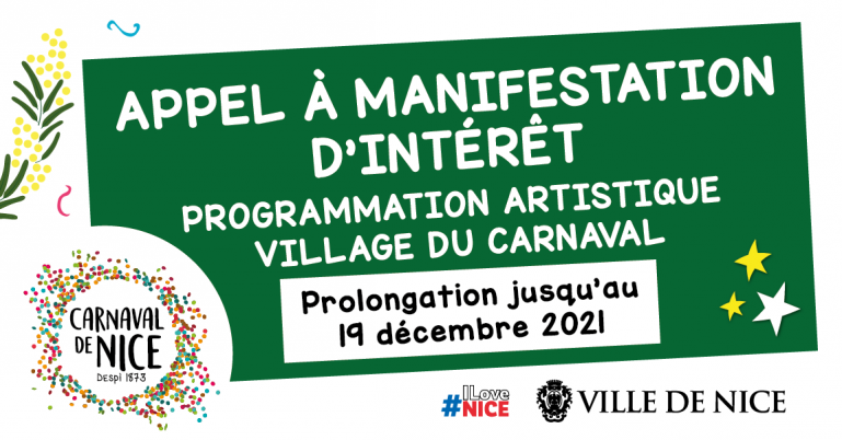 Appel à candidature \: programmation artistique du village du Carnaval 2022