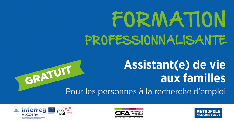 Formation professionnalisante \: Assistant\(e) de vie aux familles