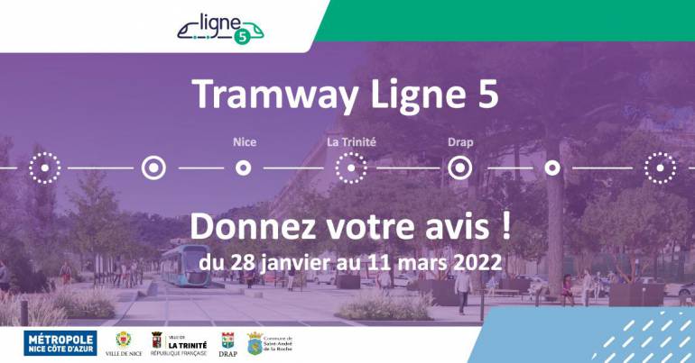 Tramway ligne 5 - Donnez votre avis