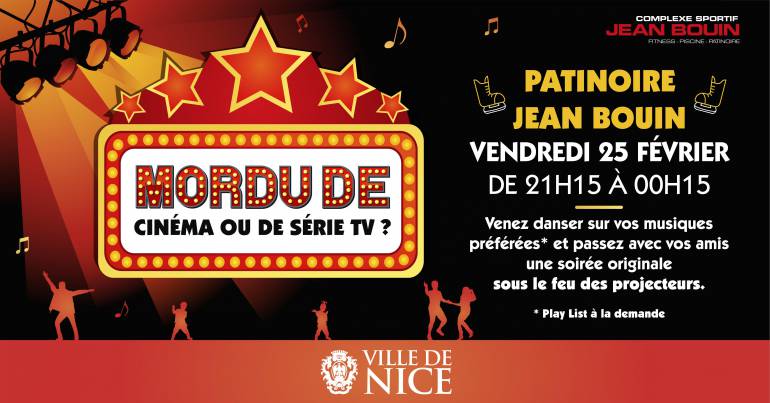 Soirée cinéma à la patinoire jean bouin le 25 février