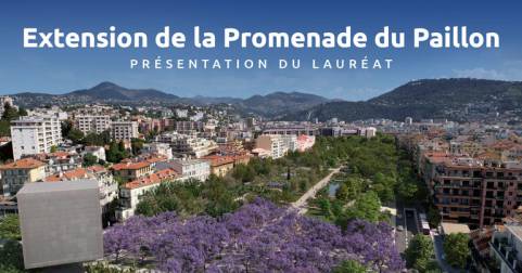 EXTENSION DE LA PROMENADE DU PAILLON - Dévoilement du projet lauréat