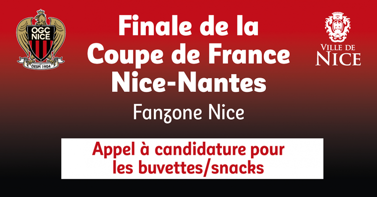 Appel a candidatures - Stands de vente buvette sans alcool et snack
