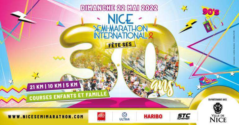 Nice semi-marathon international le dimanche 22 mai 2022 - courses enfants et famille