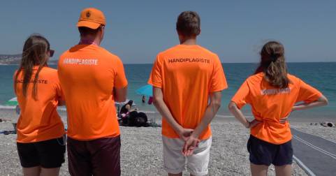 Lancement de la saison 2022 des handiplages niçoises