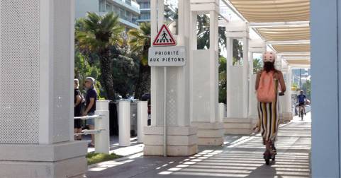 trottinettes - Promenade des Anglais