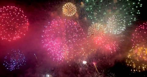 vue Feu d'artifice