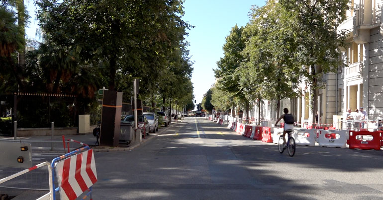 Visite de chantier de la partie sud du boulevard Gambetta